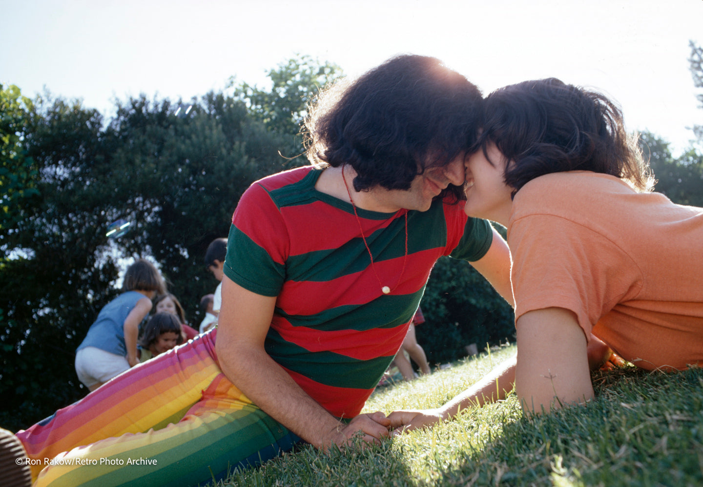 Jerry Garcia and Mountain Girl in Palo Alto, July 2, 1967