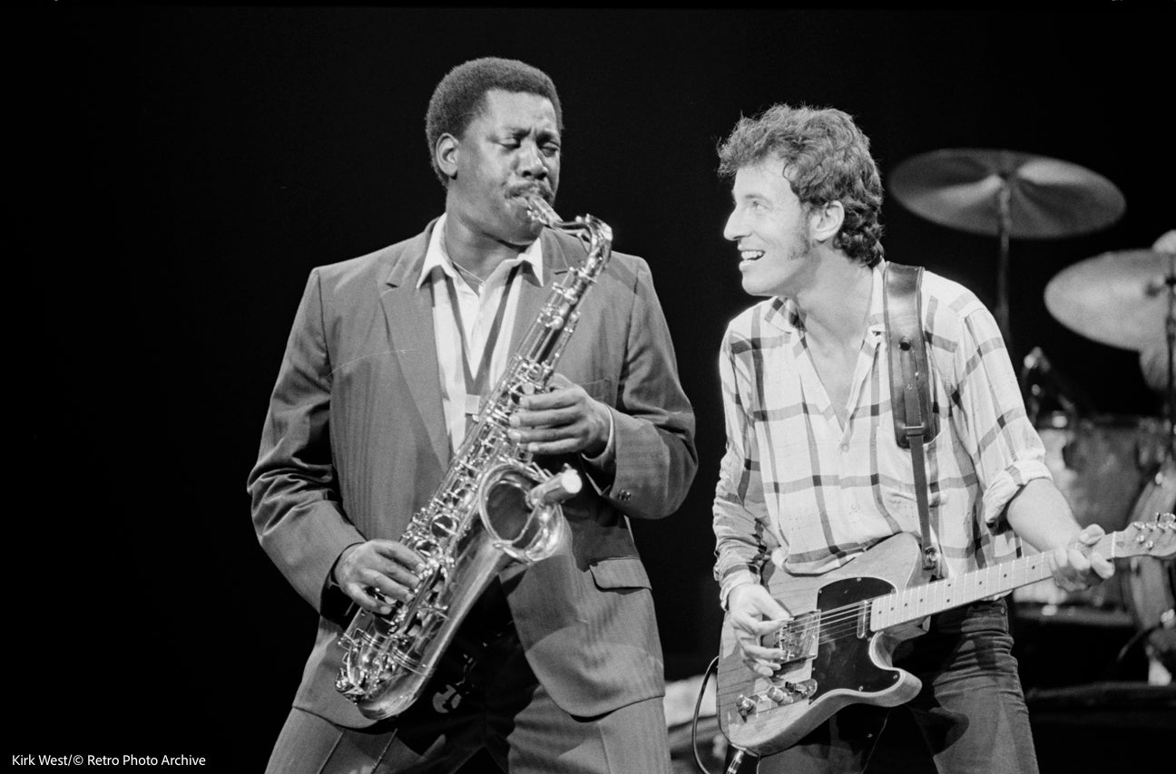 Kirk West: Clarence Clemons & Bruce Springsteen, Uptown Theatre, 1980.