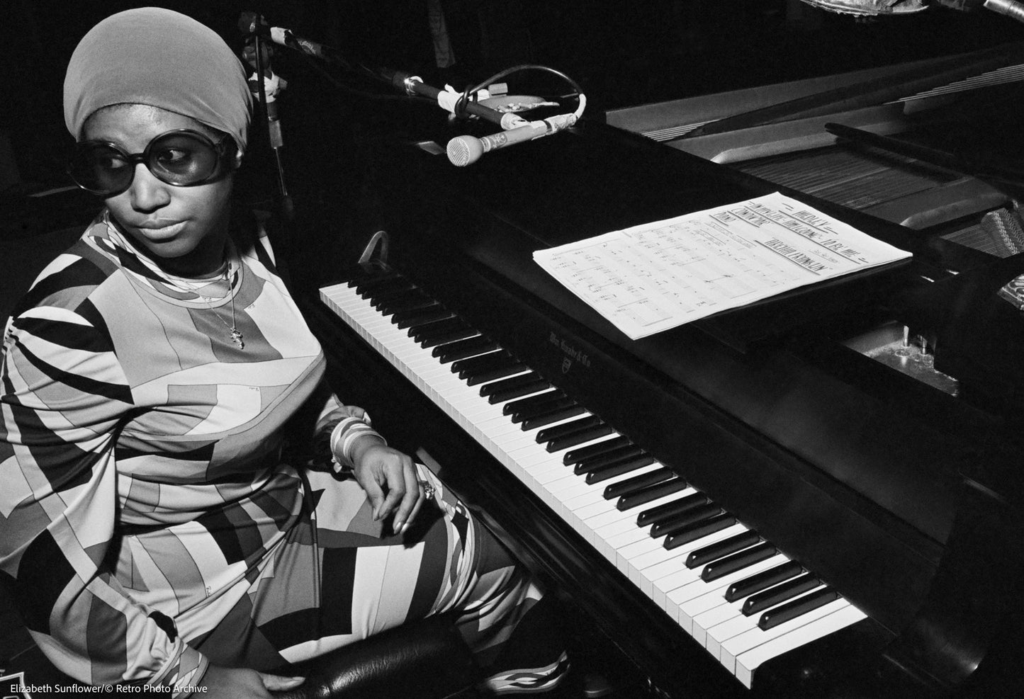 Elizabeth Sunflower: Aretha Franklin, 1972