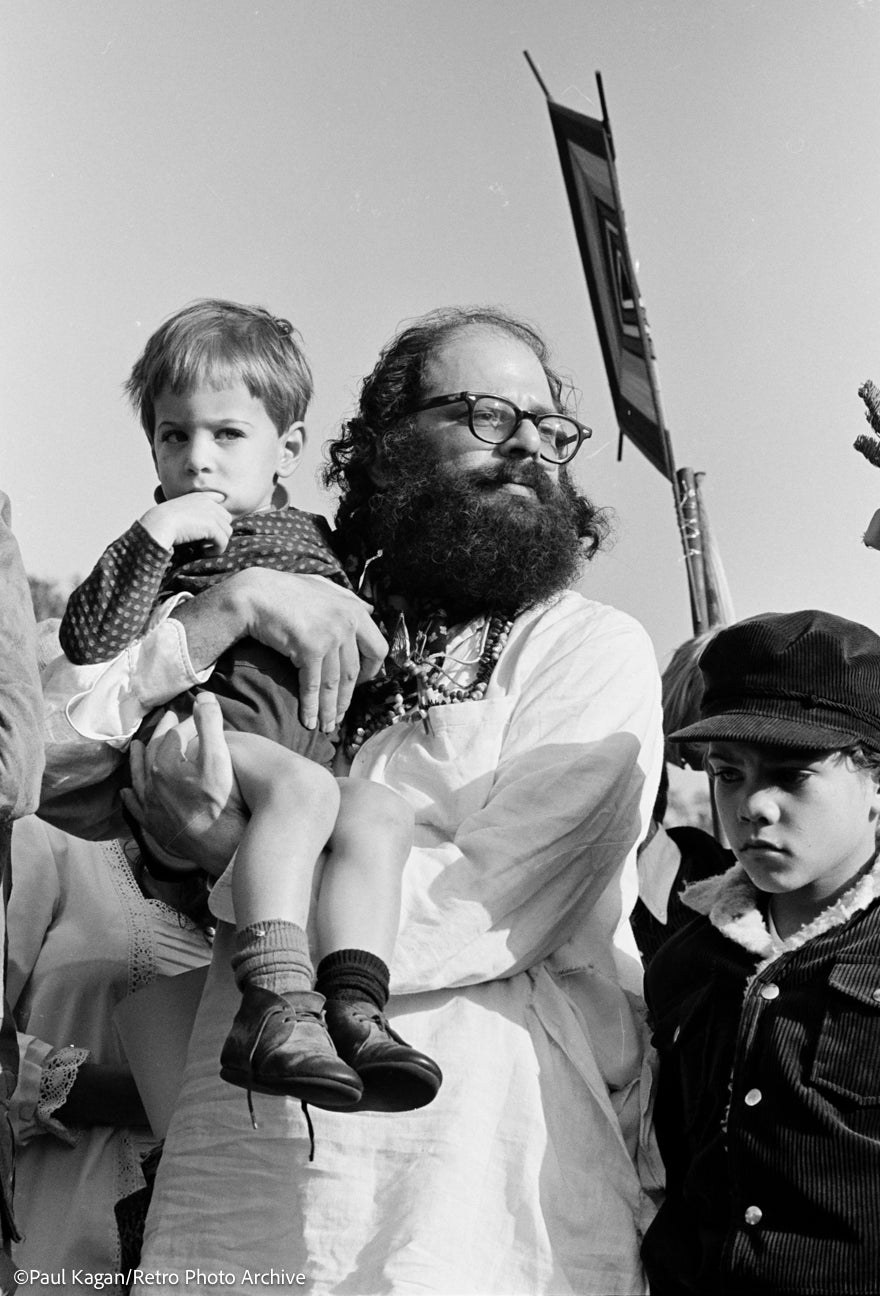 Paul Kagan: Allen Ginsberg, Human Be-In, 1967