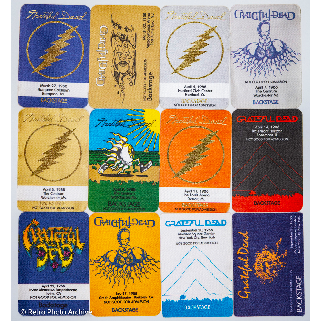 Dan Healy Backstage Passes (1988) Bundle