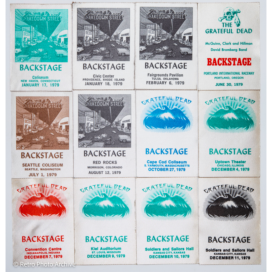 Dan Healy Backstage Passes (12/11/1979 -01/17/1979) Bundle