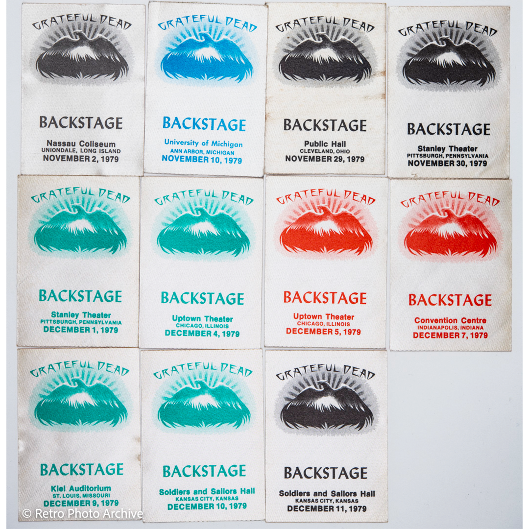 Dan Healy Backstage Passes (11/02/1979 -12/11/1979) Bundle