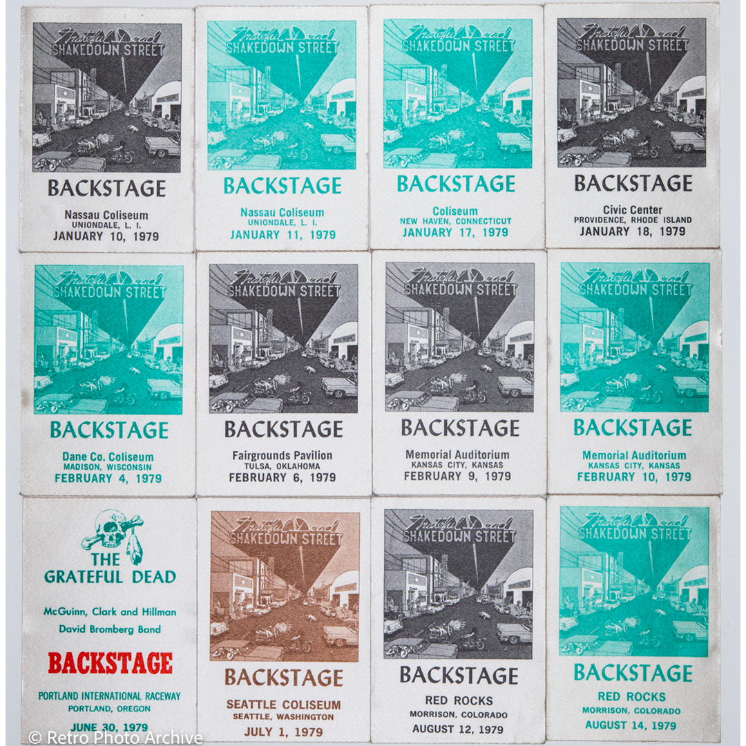 Dan Healy Backstage Passes (01/10/1979 -08/14/1979) Bundle