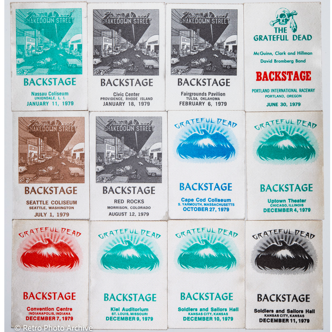 Dan Healy Backstage Passes (01/11/1979 -12/11/1979) Bundle