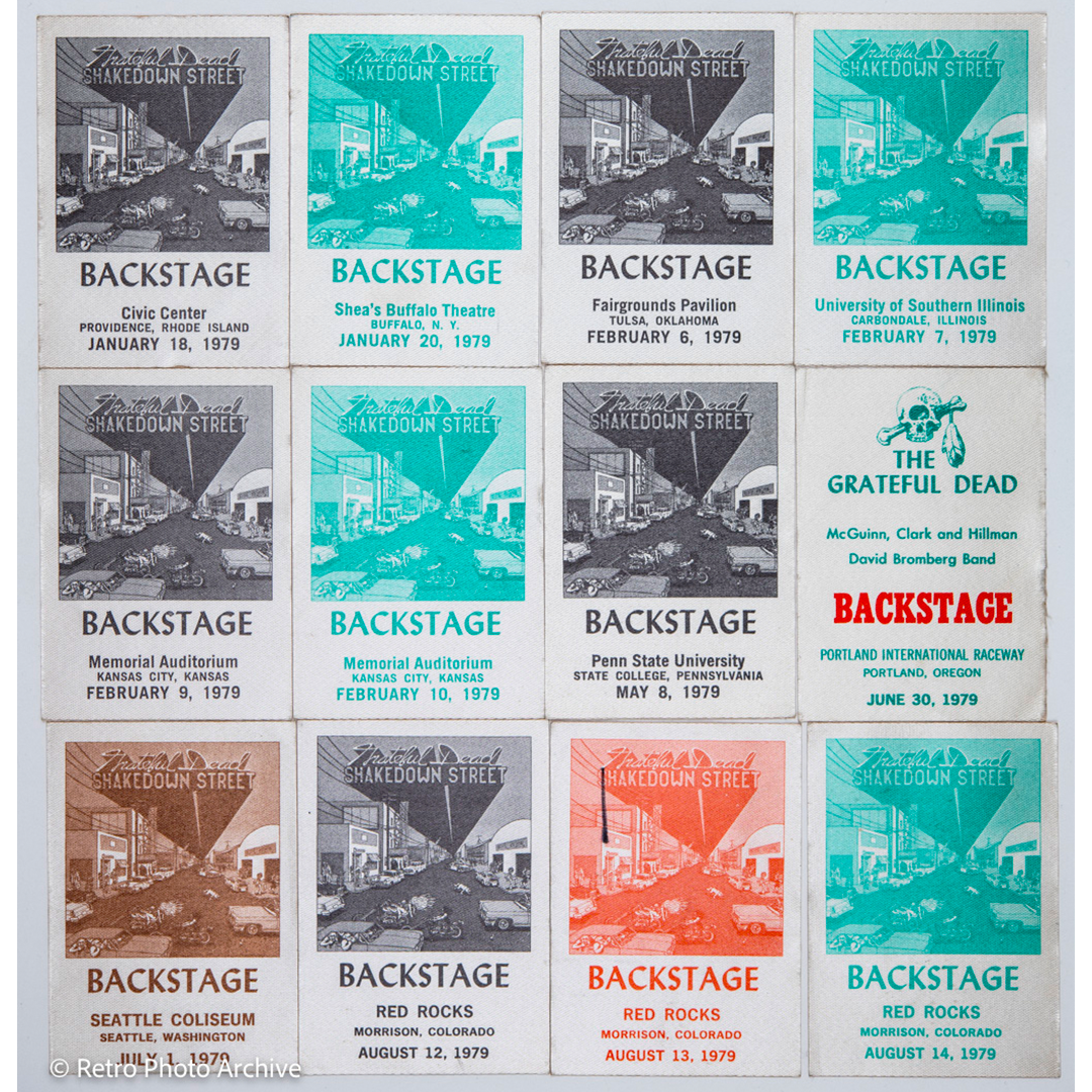 Dan Healy Backstage Passes (01/18/1979 -08/14/1979) Bundle