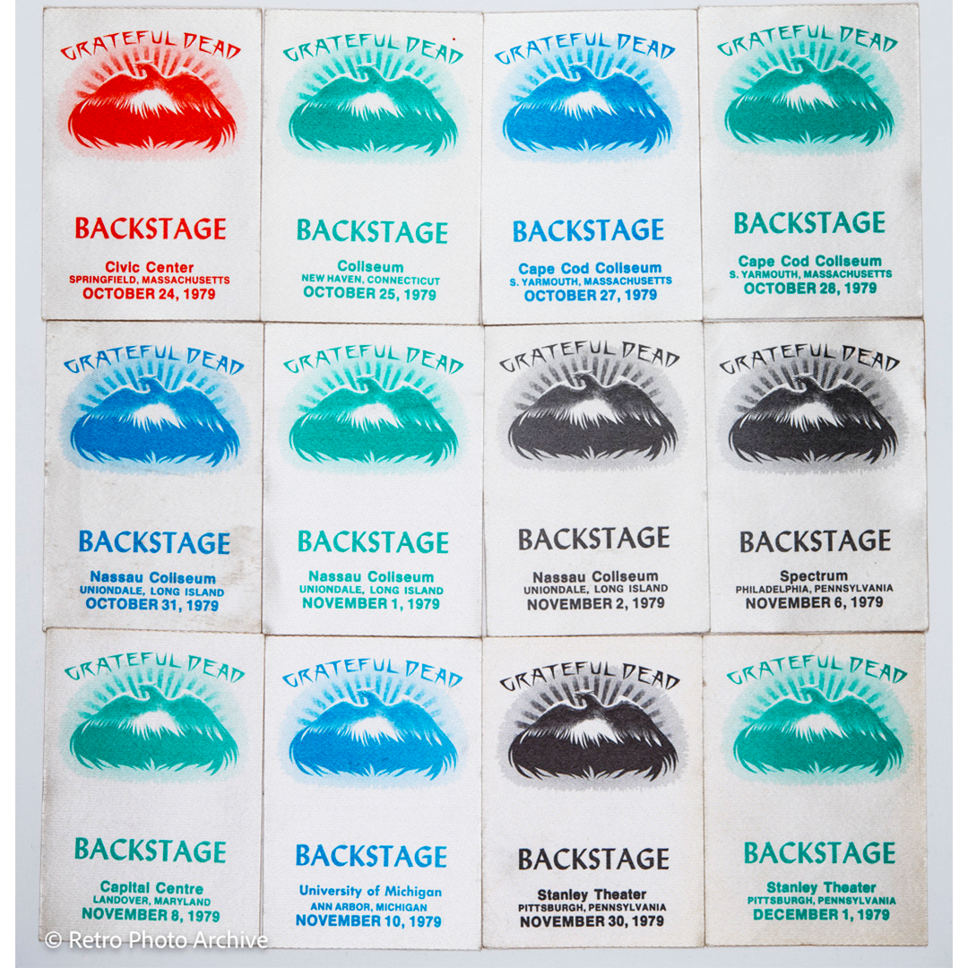 Dan Healy Backstage Passes (12/24/1979 -12/01/1979) Bundle