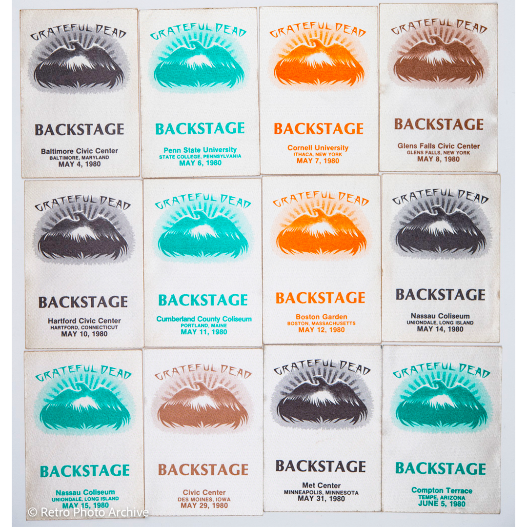 Dan Healy Backstage Passes (05/04/1980 -06/05/1980) Bundle