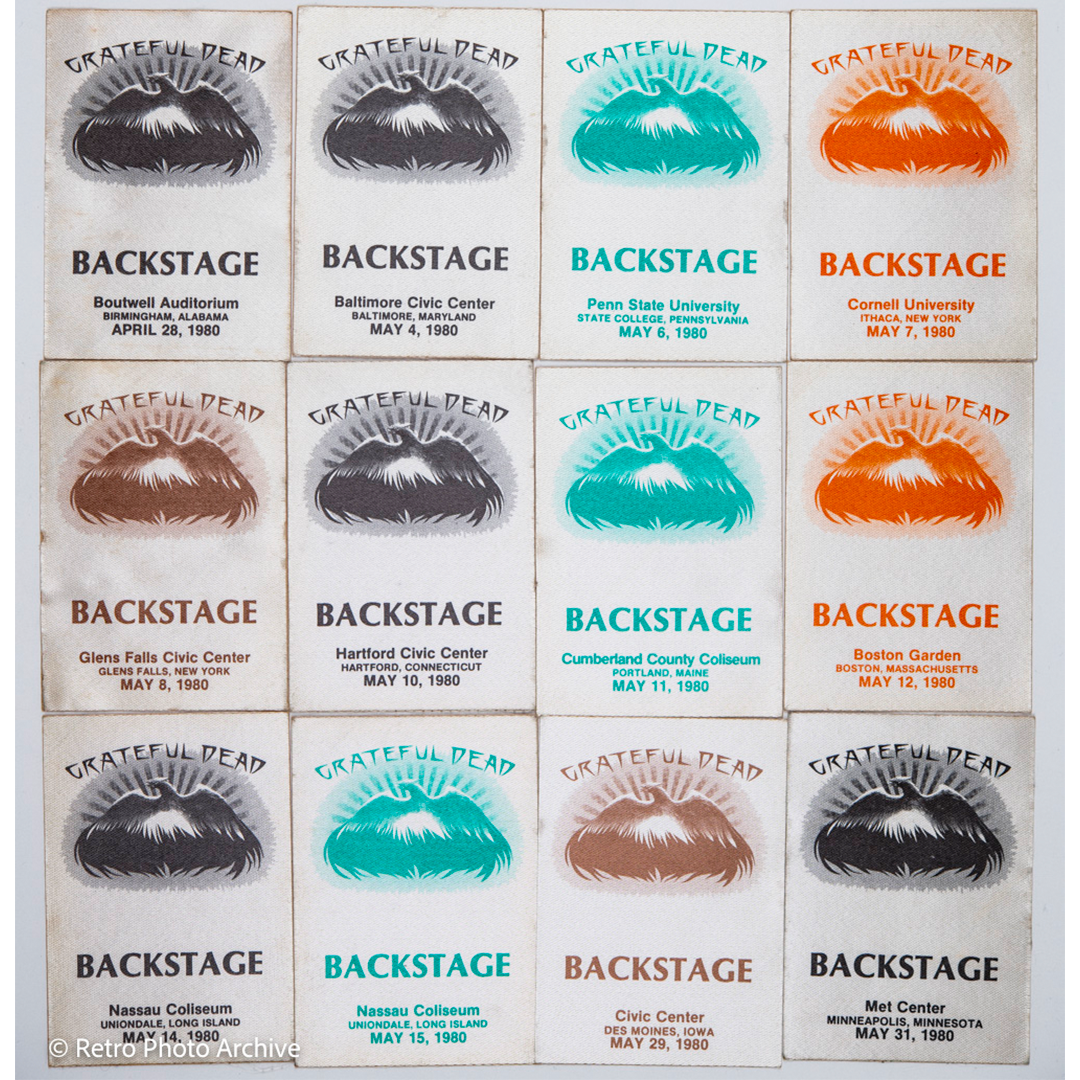 Dan Healy Backstage Passes (04/28/1980 -05/31/1980) Bundle