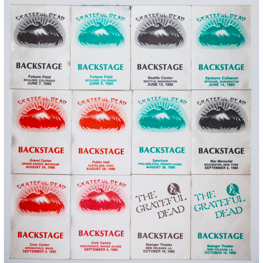 Dan Healy Backstage Passes (06/07/1980 -10/19/1980) Bundle