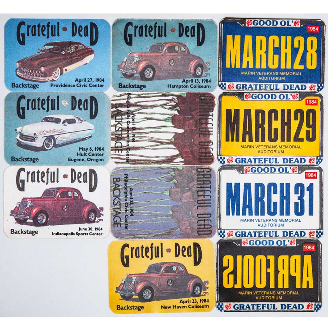 Dan Healy Backstage Passes (1984) Bundle