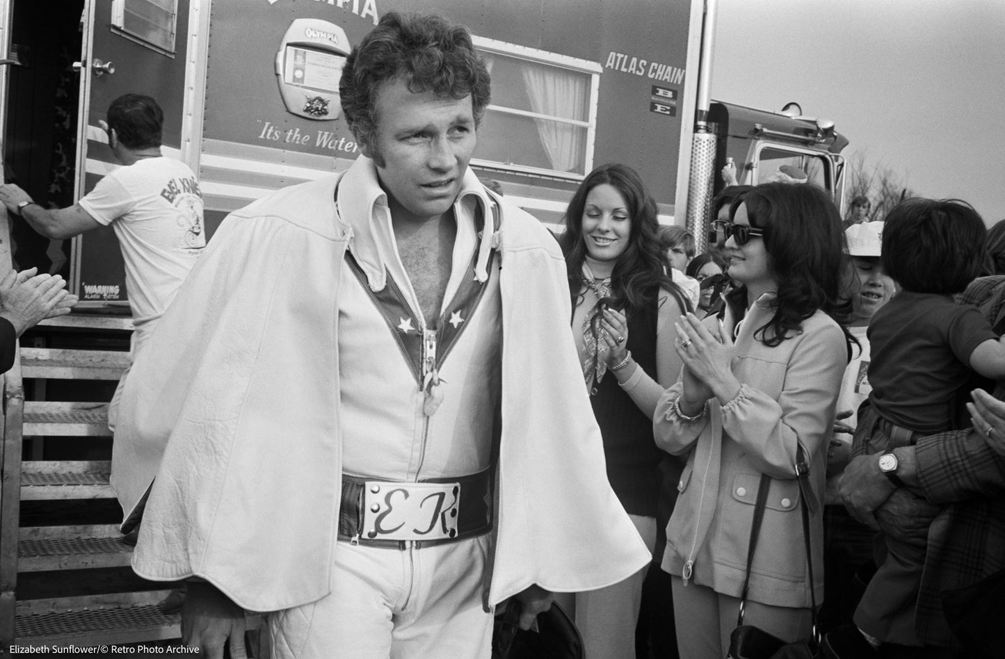 Elizabeth Sunflower: Evel Knievel, 1972