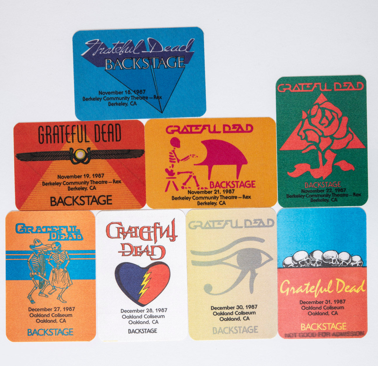 Robbie Taylor Backstage Passes (11/18/1987 - 12/31/1987) Bundle