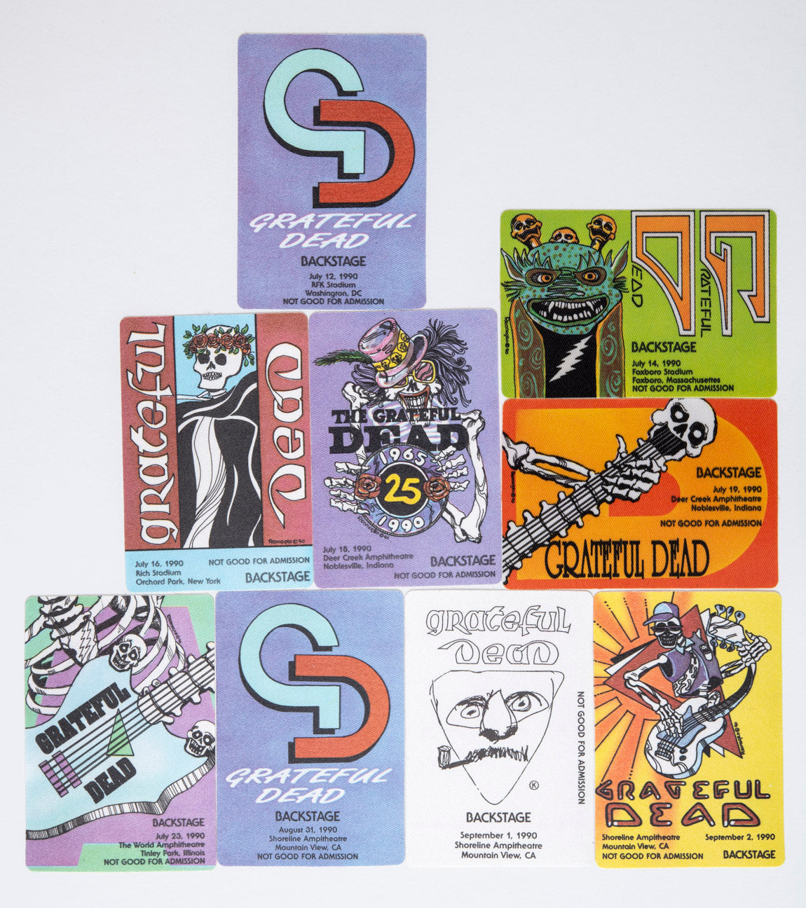 Robbie Taylor Backstage Passes (07/12/1990 - 09/02/1990) Bundle