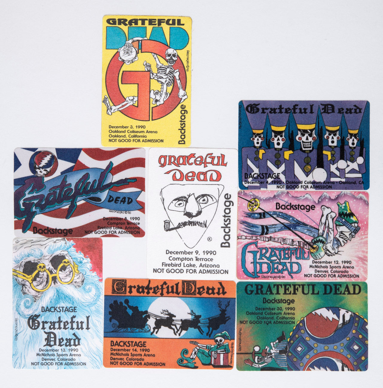 Robbie Taylor Backstage Passes (12/03/1990 - 12/30/1990) Bundle