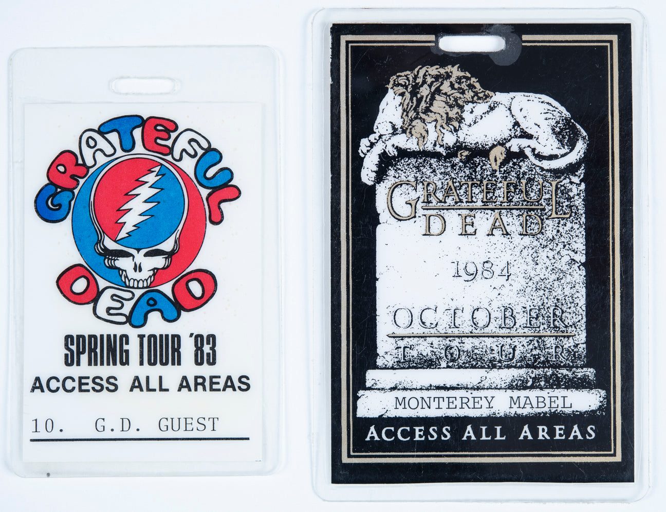 Dan Healy Backstage Laminates (1983-1984) Bundle