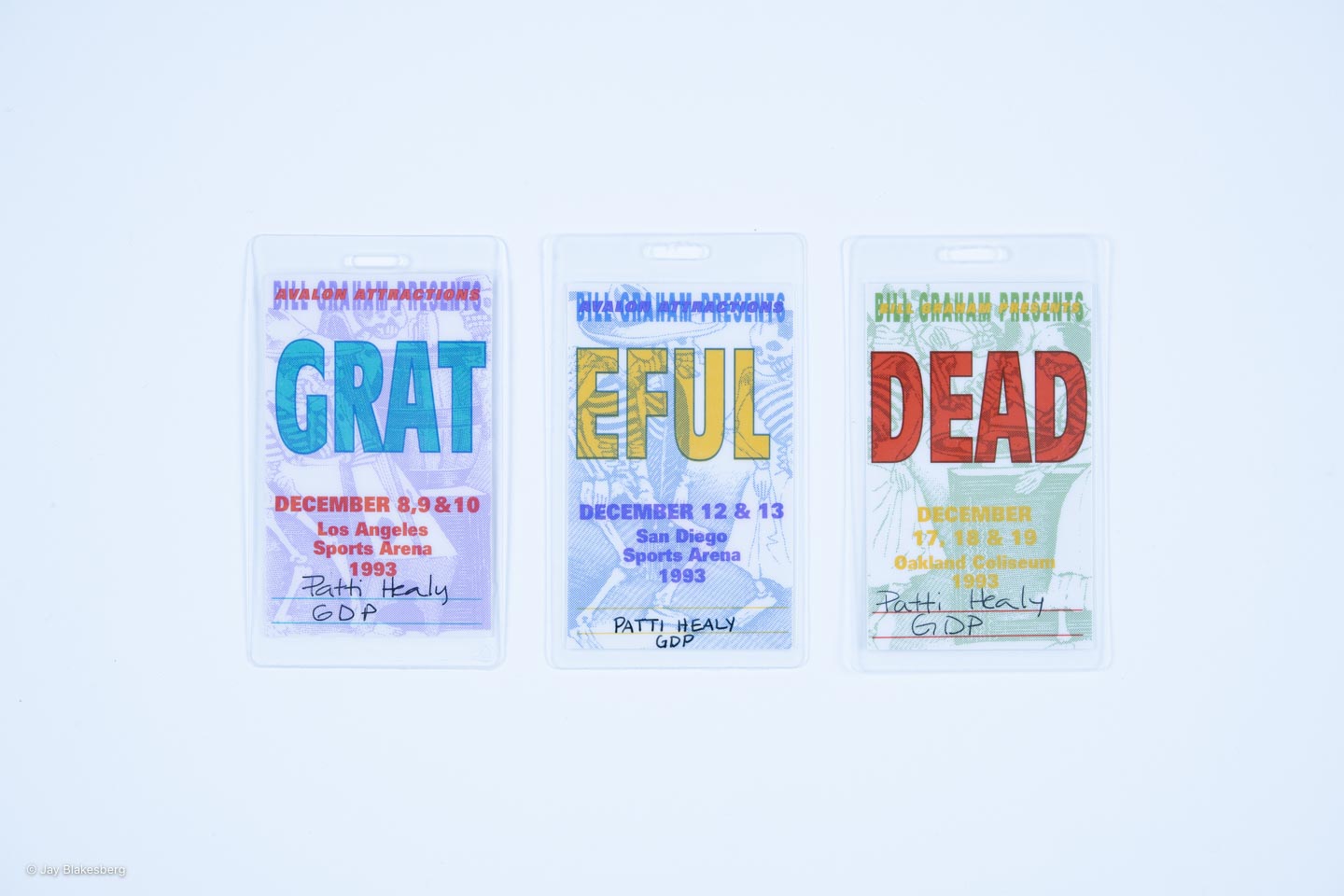 Dan Healy Backstage Laminates (1993) Bundle