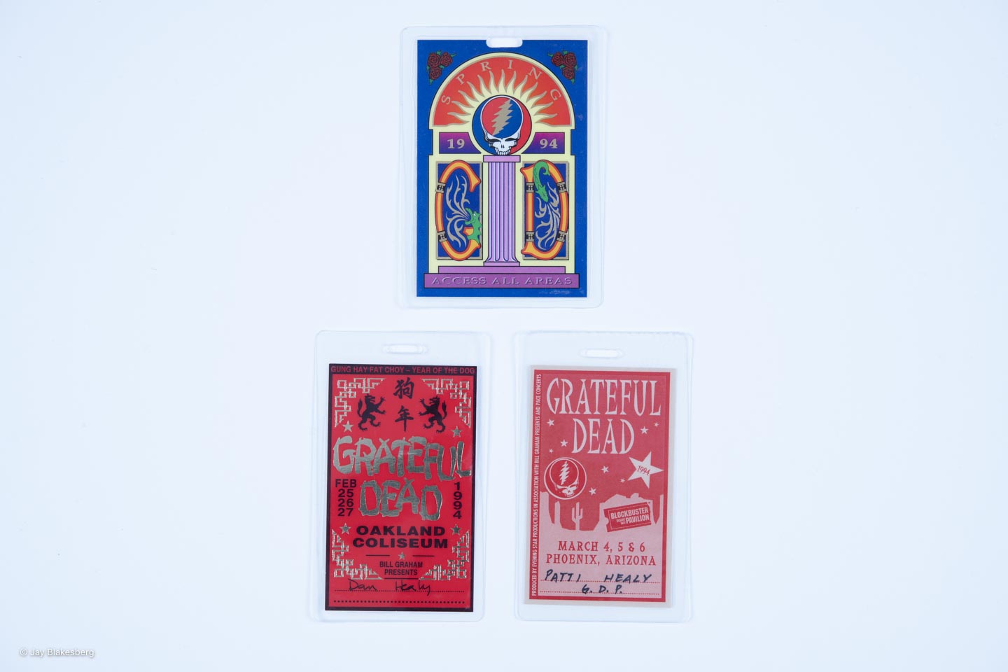 Dan Healy Backstage Laminates (1994) Bundle