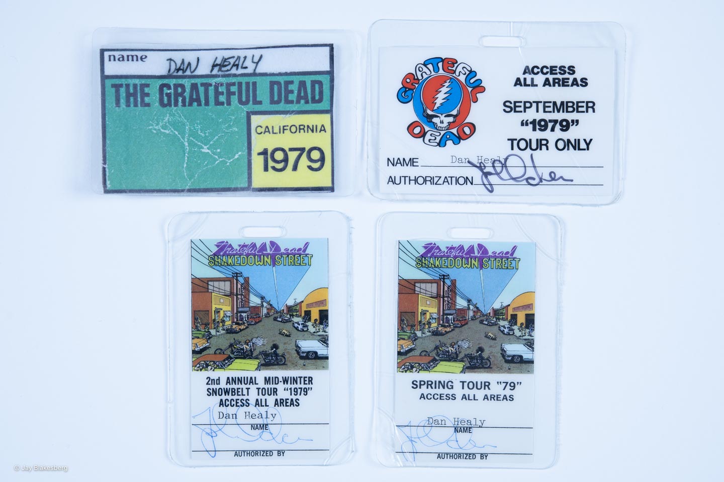Dan Healy Backstage Laminates (1979) Bundle