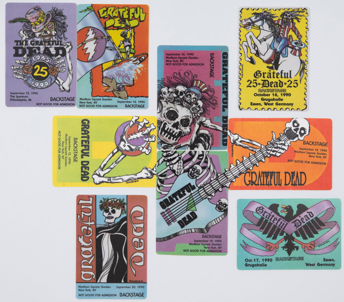 Robbie Taylor Backstage Passes (9/12/1990 - 10/17/1990) Bundle