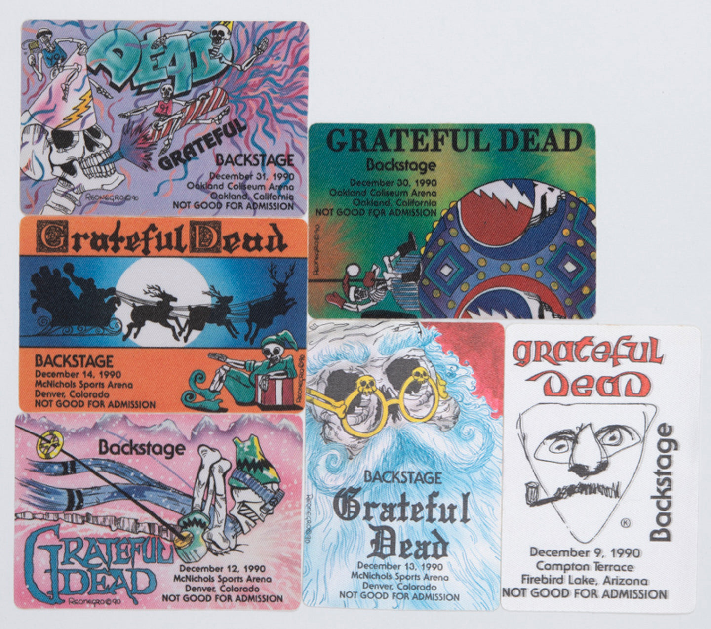 Robbie Taylor Backstage Passes (12/09/1990 - 12/31/1990) Bundle