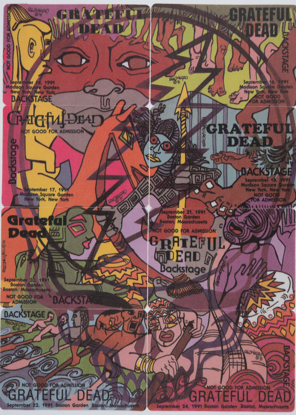 Robbie Taylor Backstage Passes (9/14/1991 - 9/24/1991) Bundle