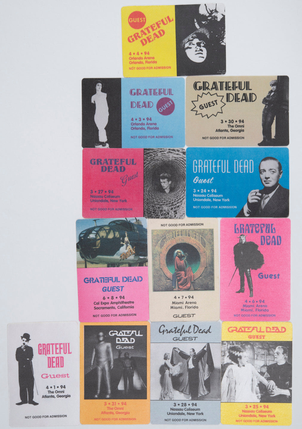 Robbie Taylor Backstage Passes (3/24/1994 - 6/08/1994) Bundle