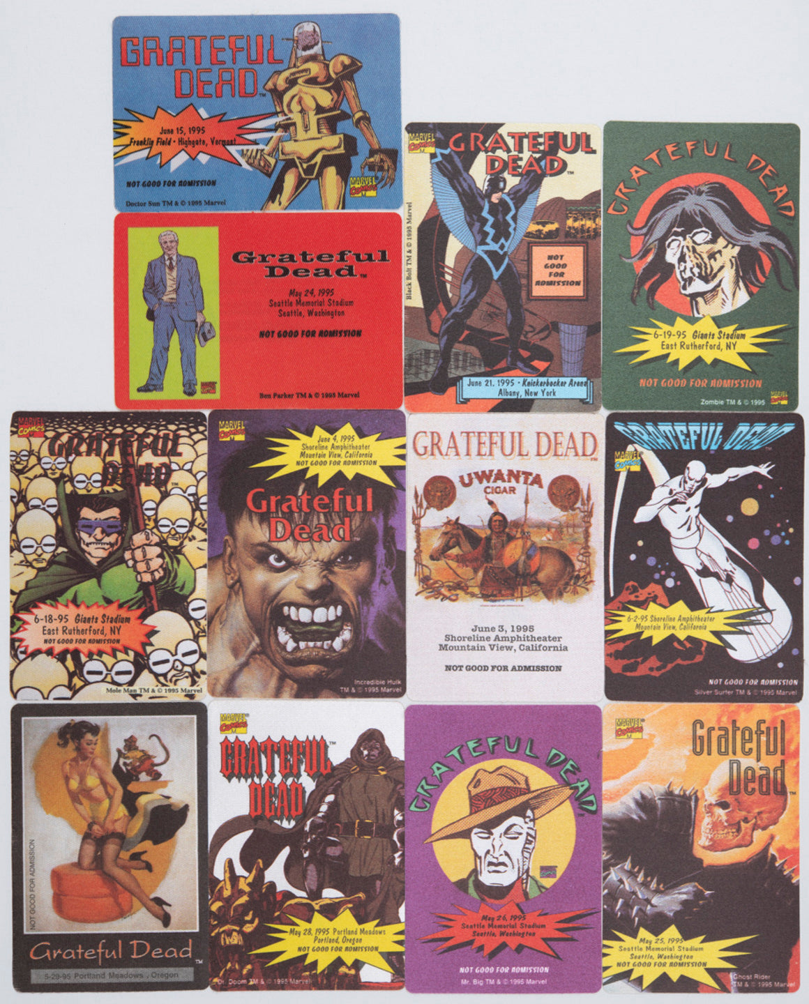 Robbie Taylor Backstage Passes (5/24/1995 - 6/21/1995) Bundle