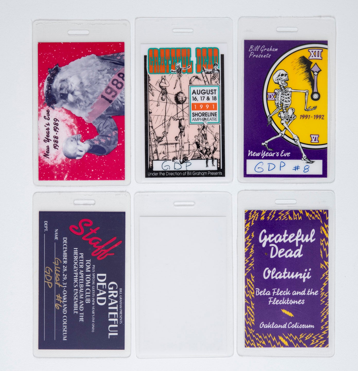 Robbie Taylor 1988 - 1992 Backstage Laminates