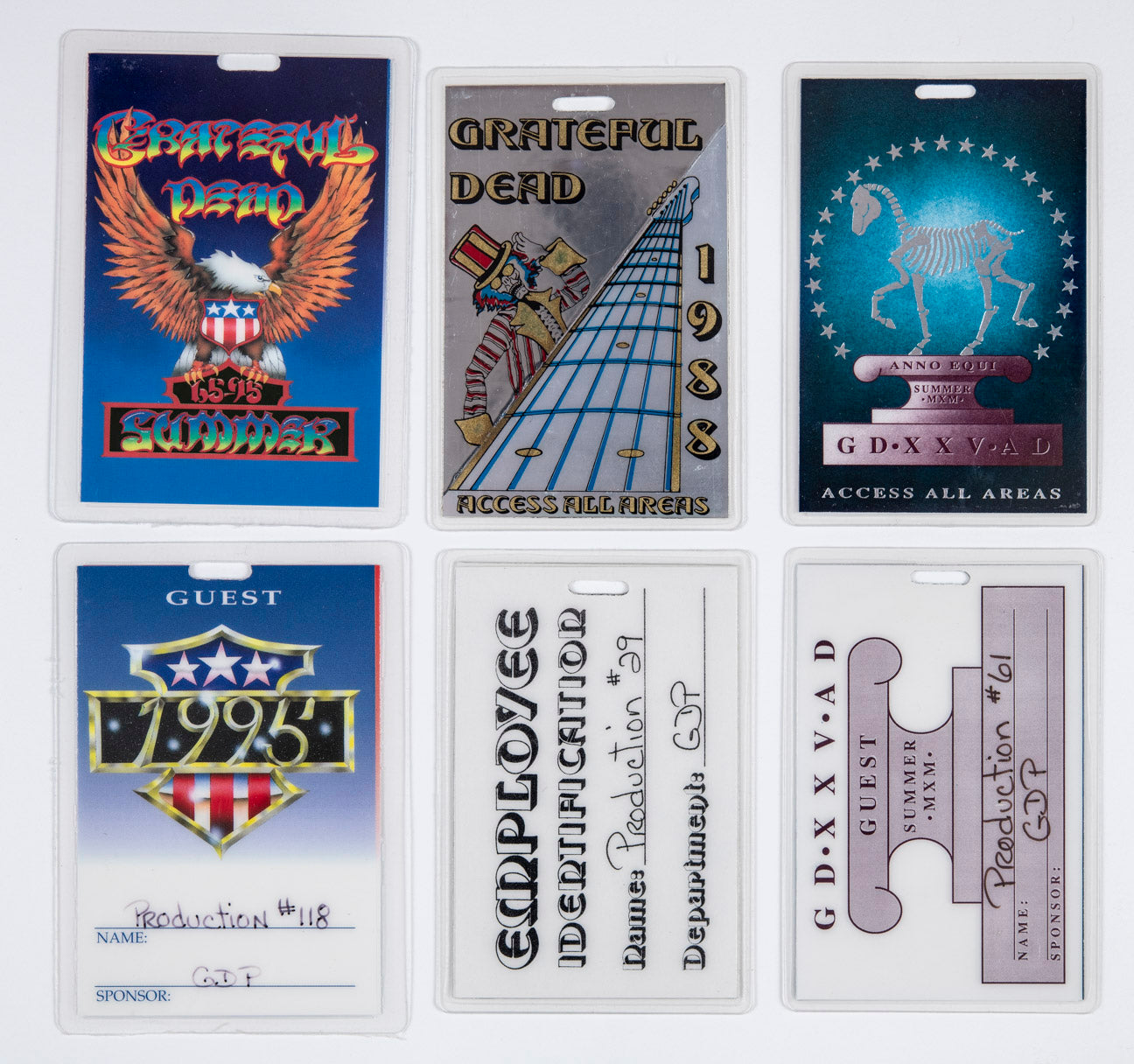 Robbie Taylor All Access Production Laminates (1988 - 1995) Bundle