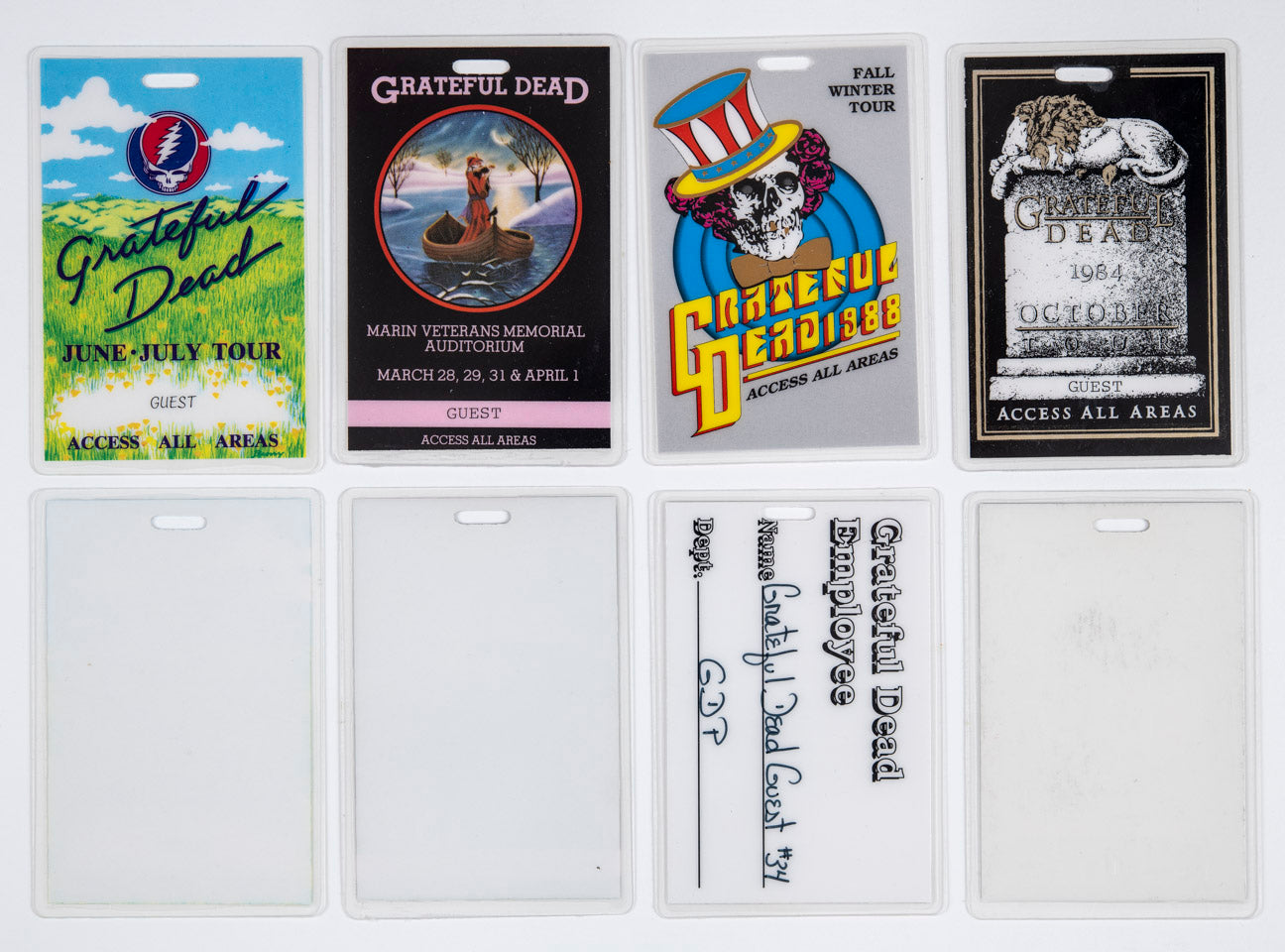 Robbie Taylor All Access Production Laminates (1984-1988) Bundle