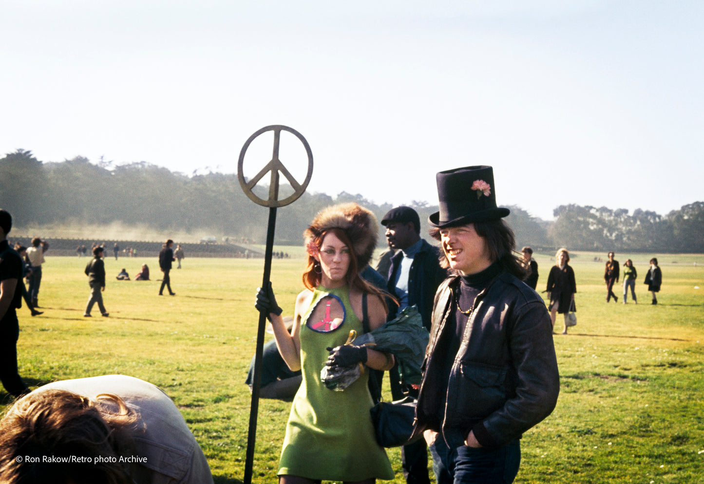 Ron Rakow: Human Be In, Golden Gate Park, 1967