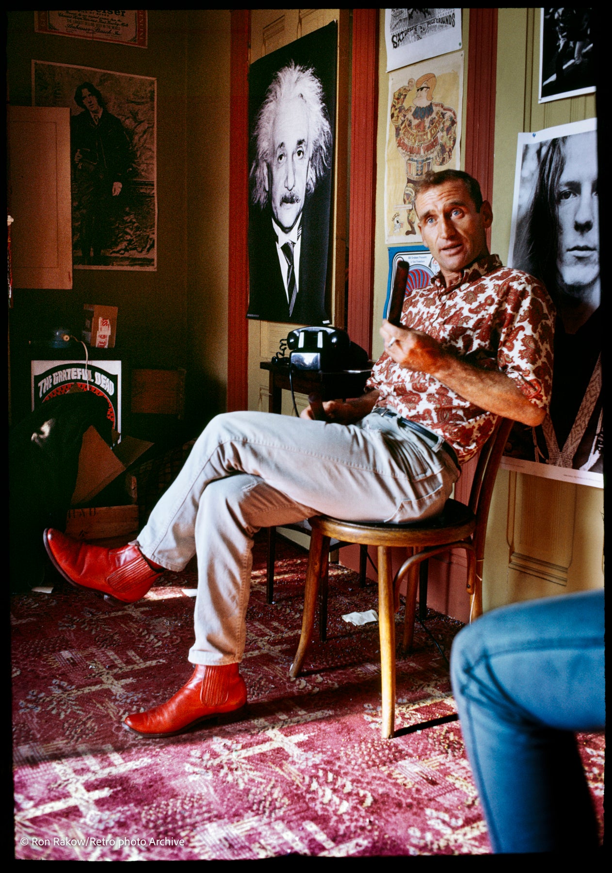 Ron Rakow: Neal Cassady, 710 Ashbury, 1967
