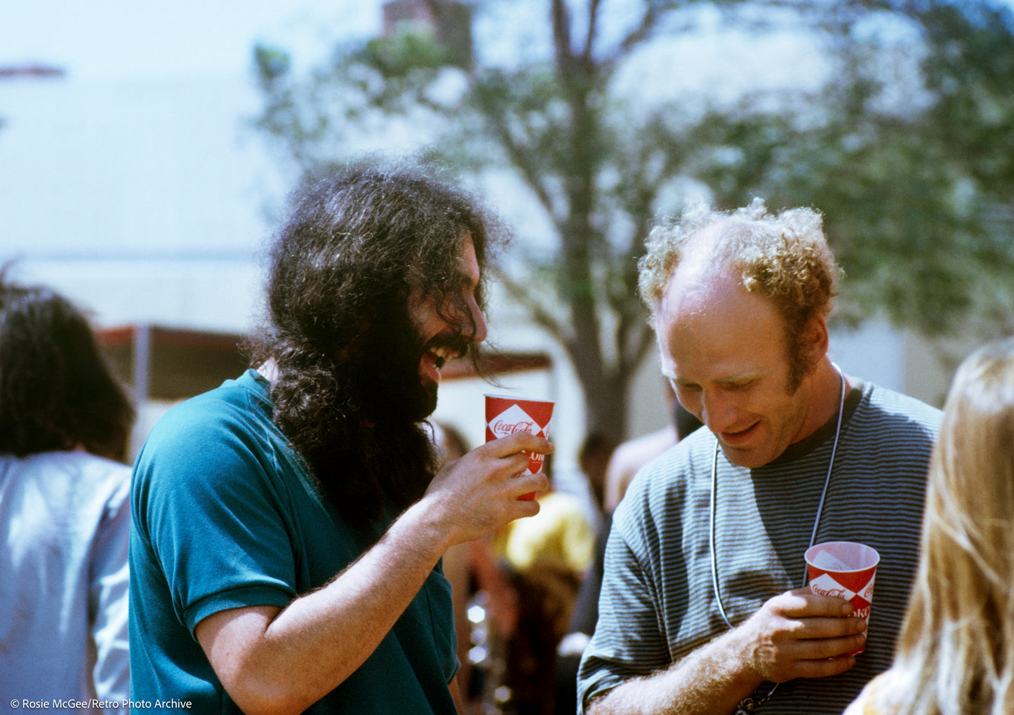 Rosie McGee : Jerry Garcia & Ken Kesey, Newport Pop Festival, 1968