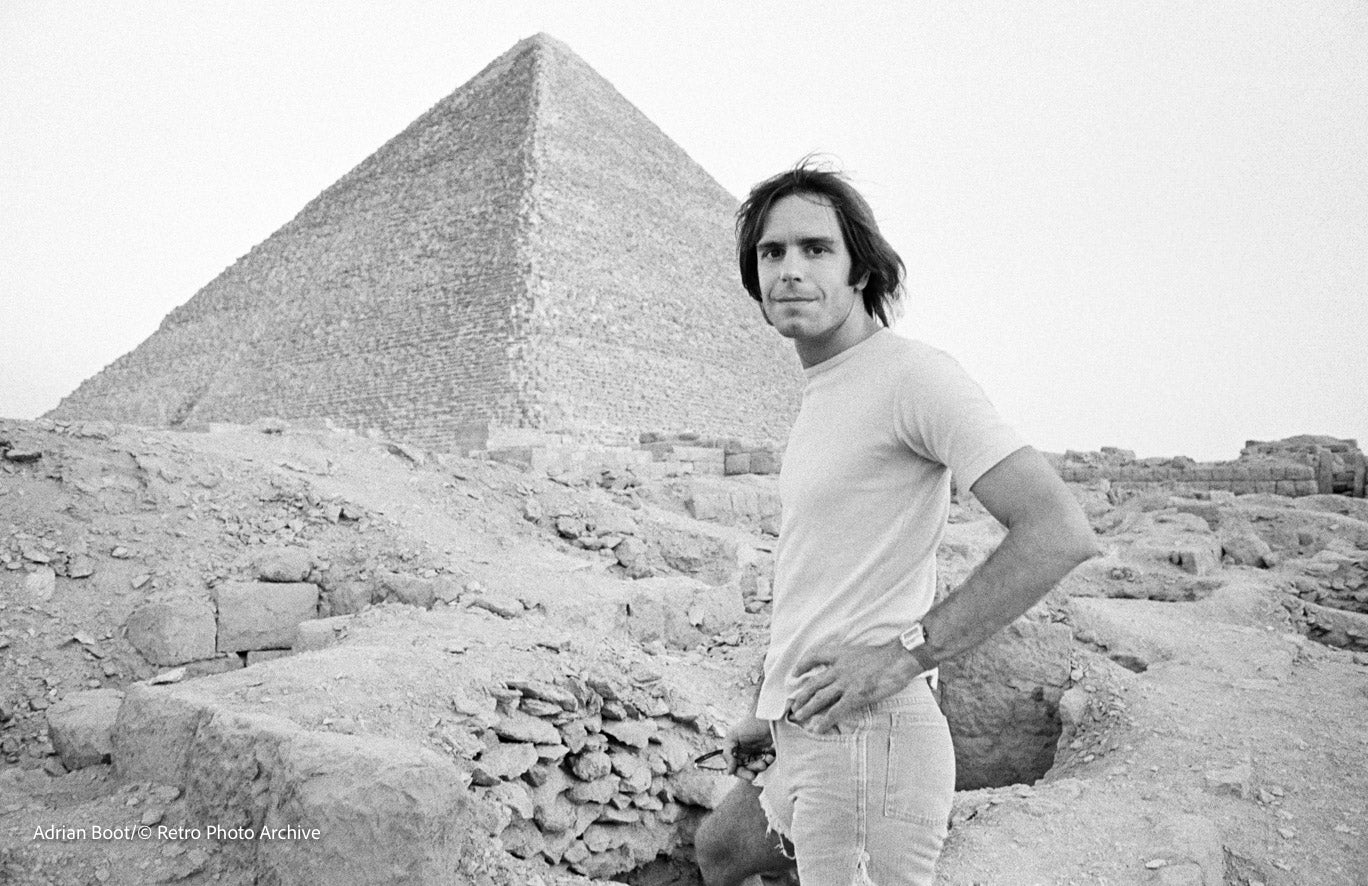 Bobby Weir in front of the Pyramids - 1978