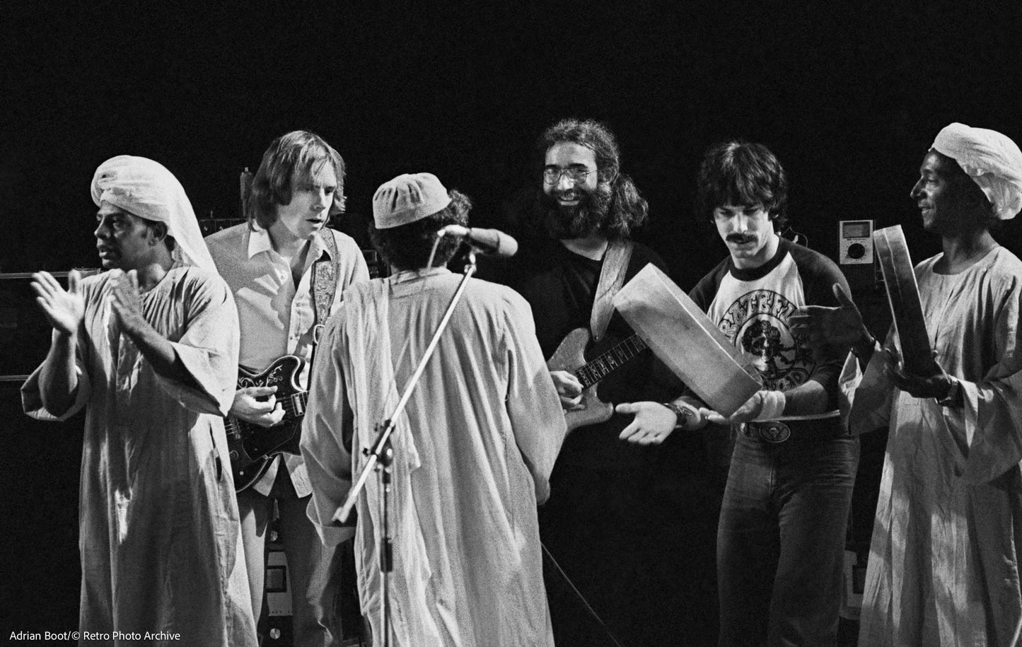 Adrian Boot: Grateful Dead, Egypt, 1978