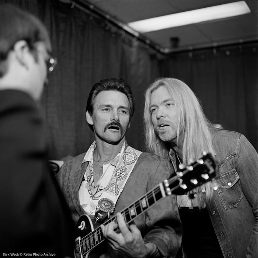 Kirk West: Dickey Betts & Gregg Allman, Madison Square Garden, 1986