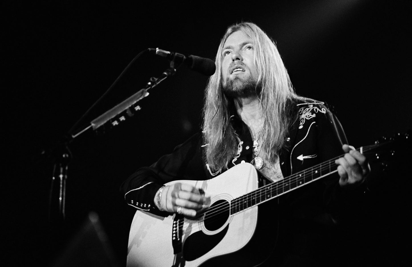 Kirk West: Gregg Allman, Capitol Theatre, 1981.