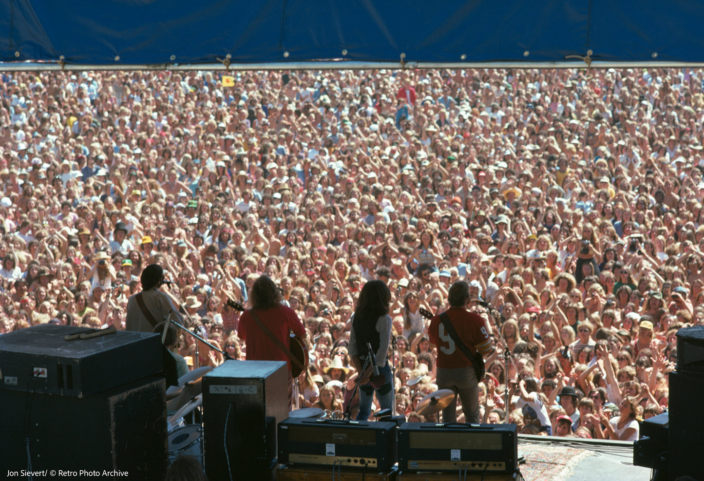 Jon Sievert: Crosby, Stills, Nash & Young, Oakland Coliseum, 1974