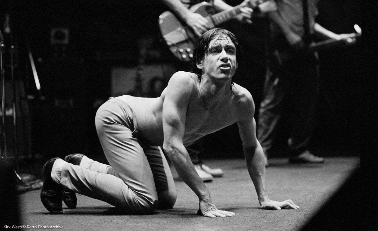 Kirk West: Iggy Pop, Park West, 1979.
