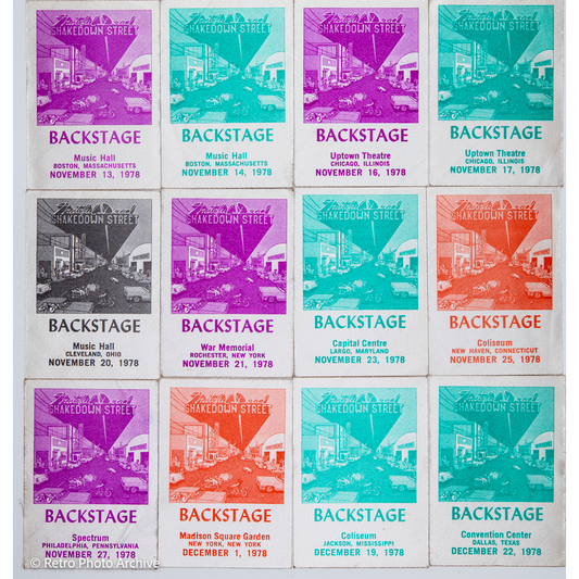 Dan Healy Backstage Passes (11/13/1978 - 12/22/1978) Bundle