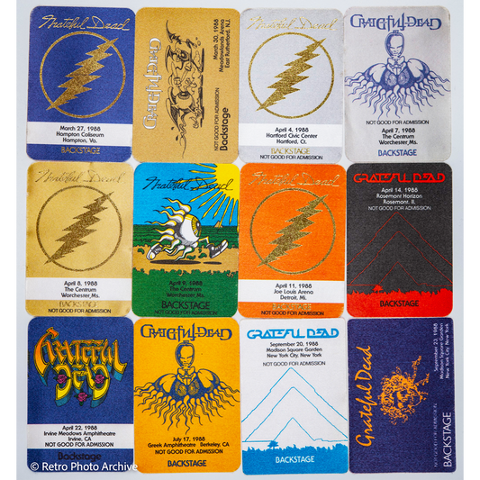 Dan Healy Backstage Passes (1988) Bundle