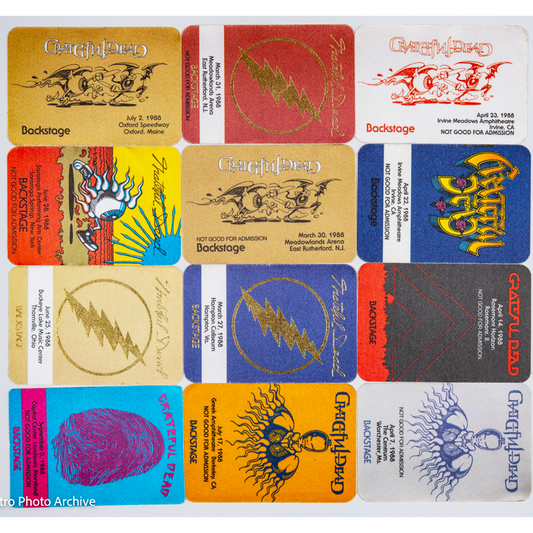 Dan Healy Backstage Passes (04/07/1988 -07/02/1988) Bundle