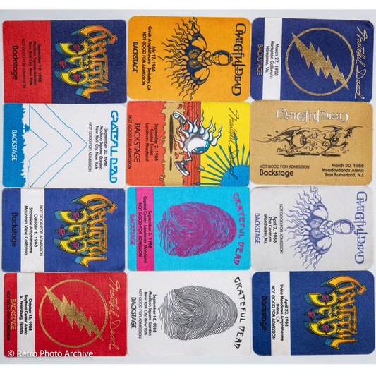 Dan Healy Backstage Passes (04/22/1988 -09/19/1988) Bundle