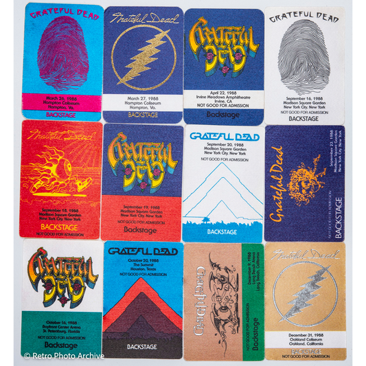 Dan Healy Backstage Passes (03/26/1988 -12/31/1988) Bundle