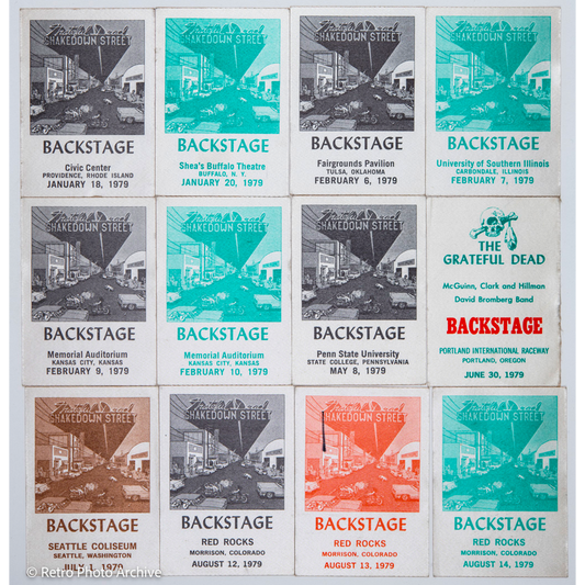 Dan Healy Backstage Passes (01/18/1979 -08/14/1979) Bundle