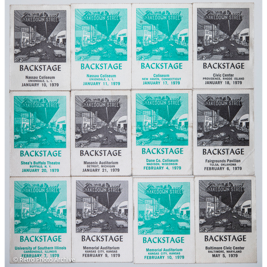 Dan Healy Backstage Passes (01/10/1979 -05/05/1979) Bundle