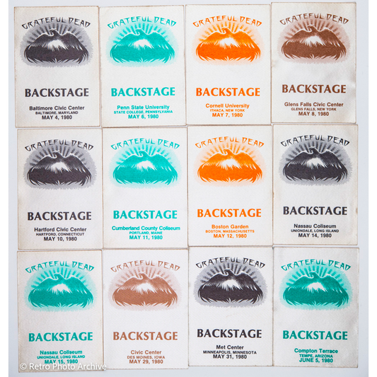 Dan Healy Backstage Passes (05/04/1980 -06/05/1980) Bundle