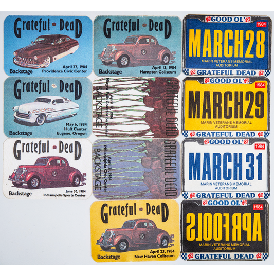 Dan Healy Backstage Passes (1984) Bundle