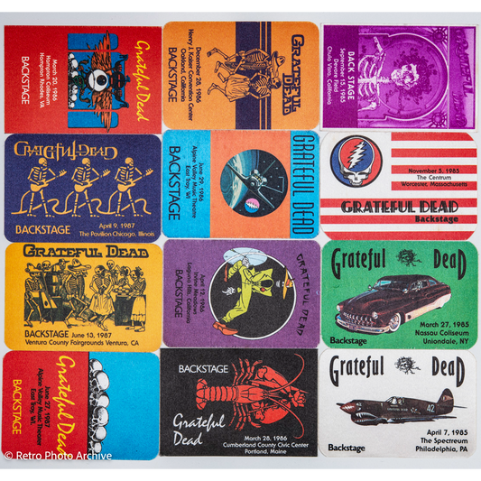 Dan Healy Backstage Passes (11/05/1985-06/29/1986 ) Bundle
